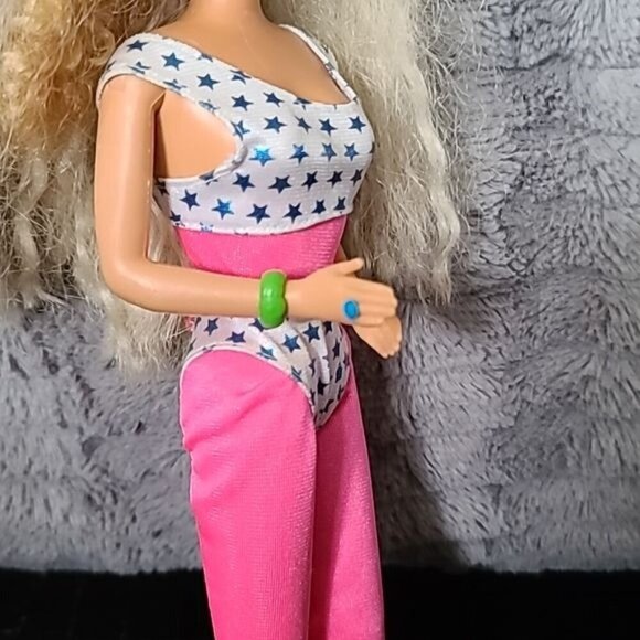 Vintage Mattel 1989 Barbie And The Allstars Blonde Barbie Doll - Picture 11 of 14